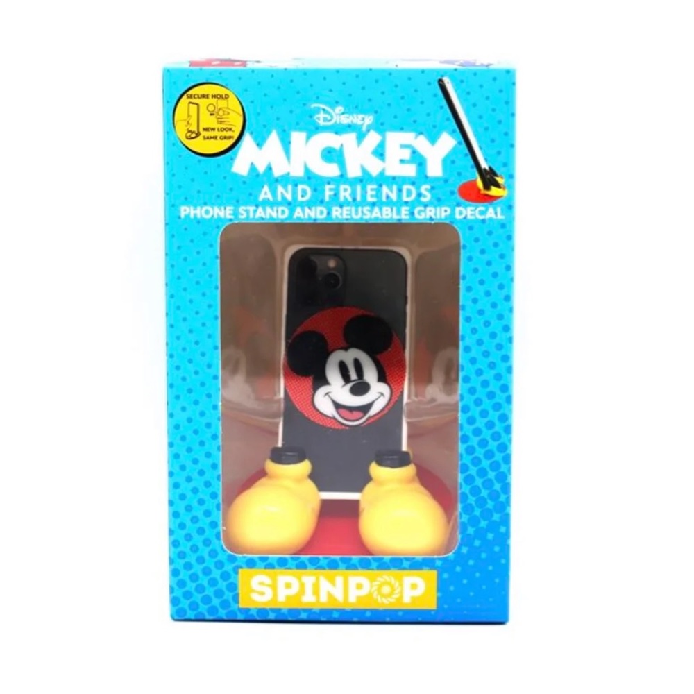 Disney Mickey Phone Stand and Reusable Grip Decal